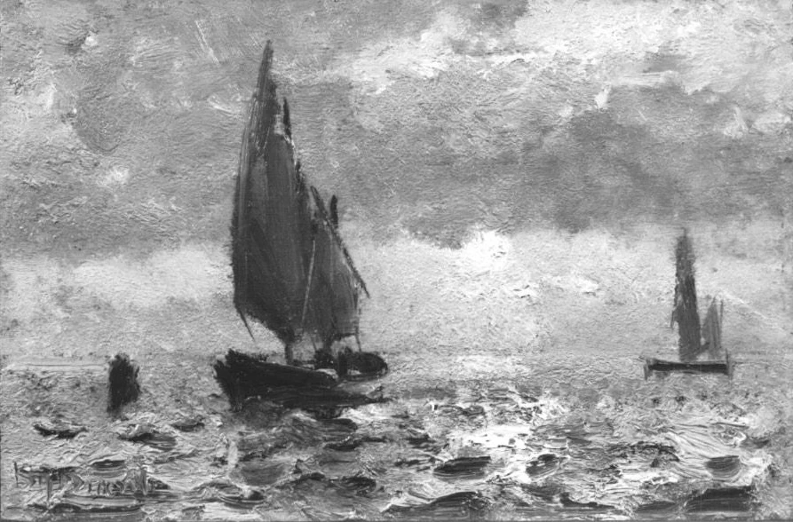 Marina con barche - monte di Pietà, Venezia